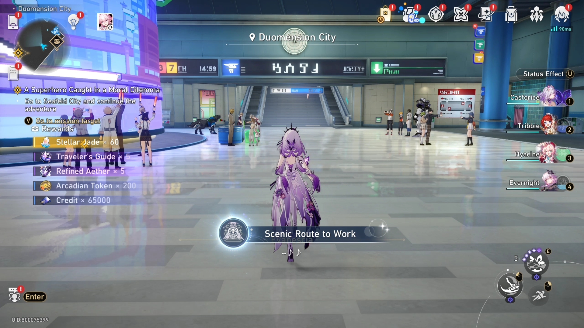 Scenic Route to Work achievement