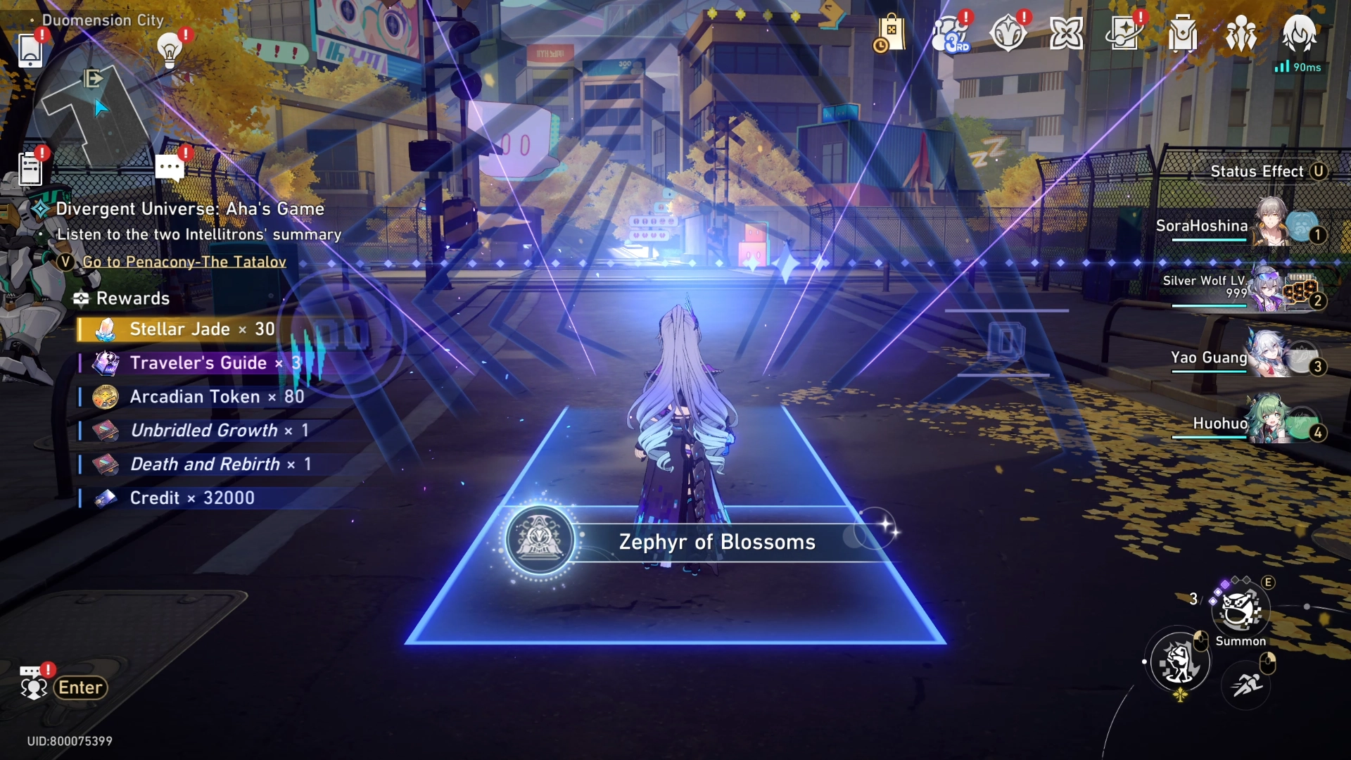 Zephyr of Blossoms achievement