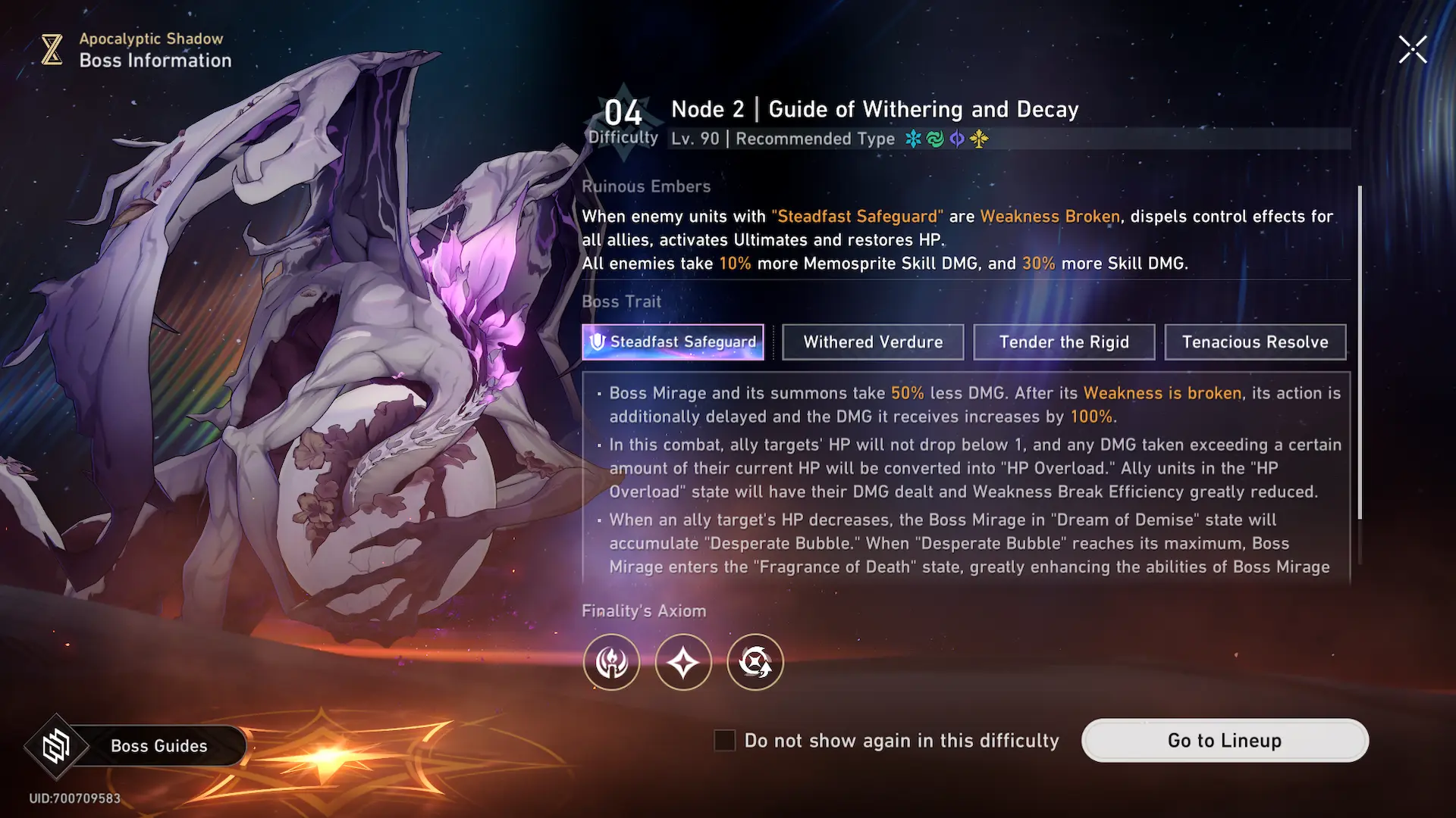 Guide of Withering and Decay