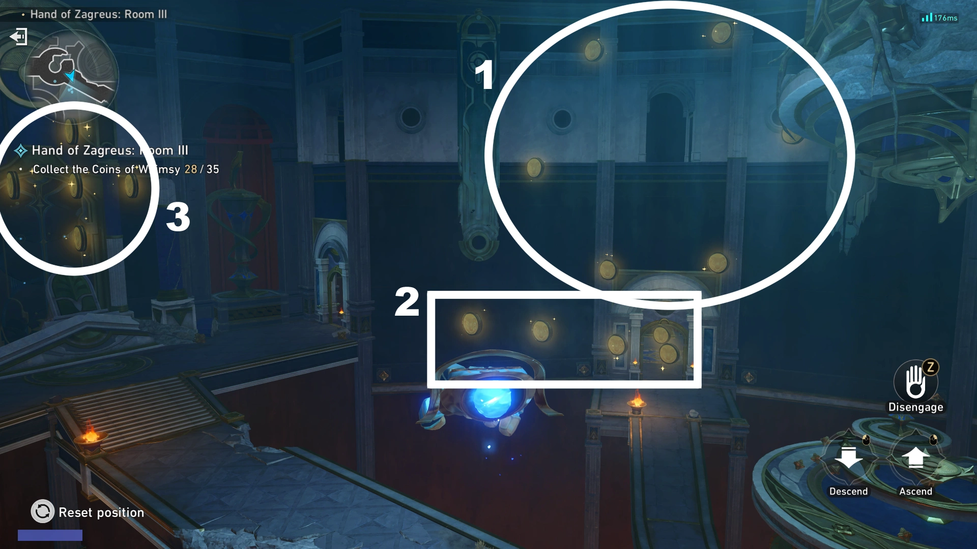 Hand of Zagreus: Room III Coins 29-44