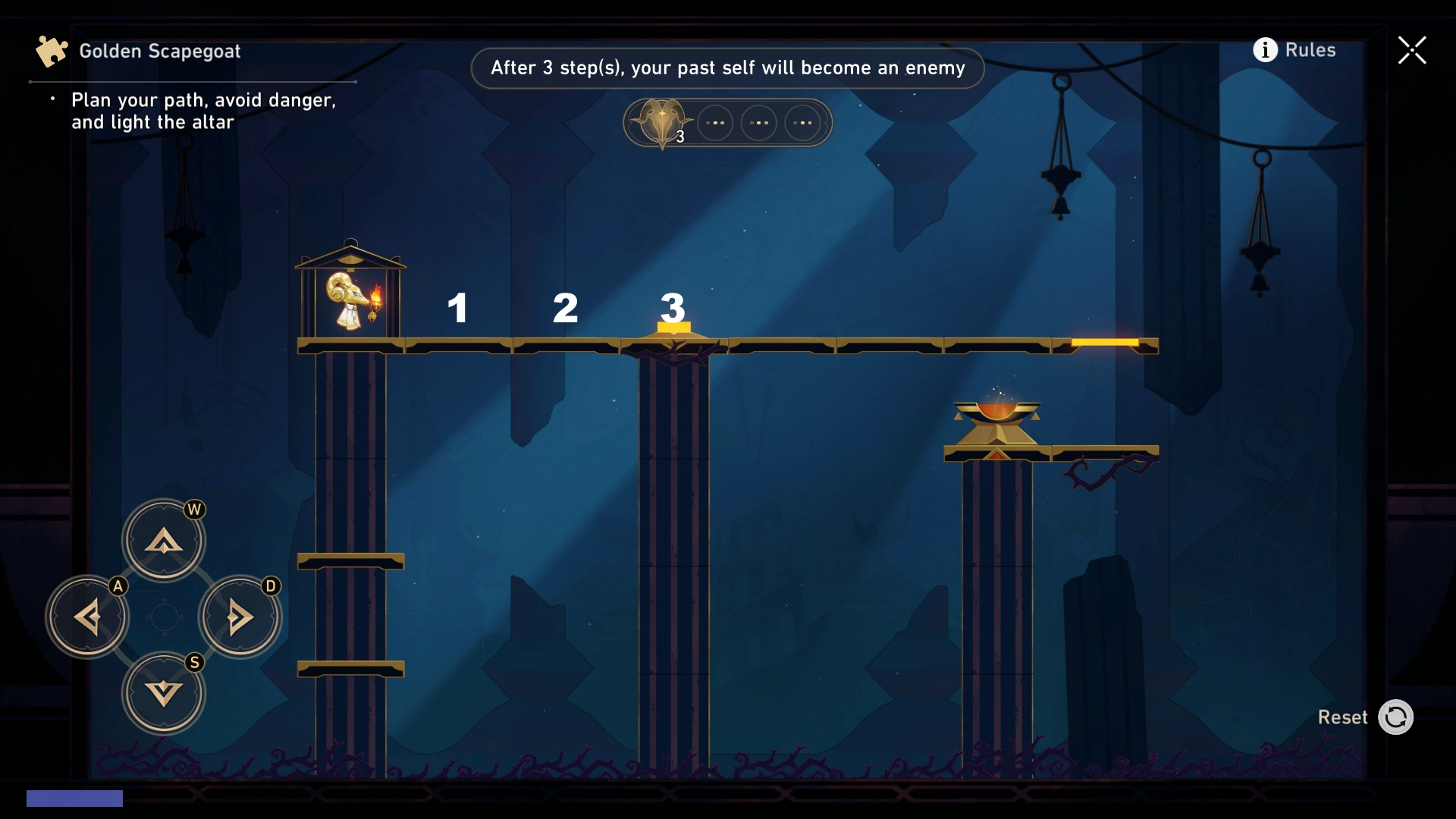 Golden Scapegoat: Room I Past Self