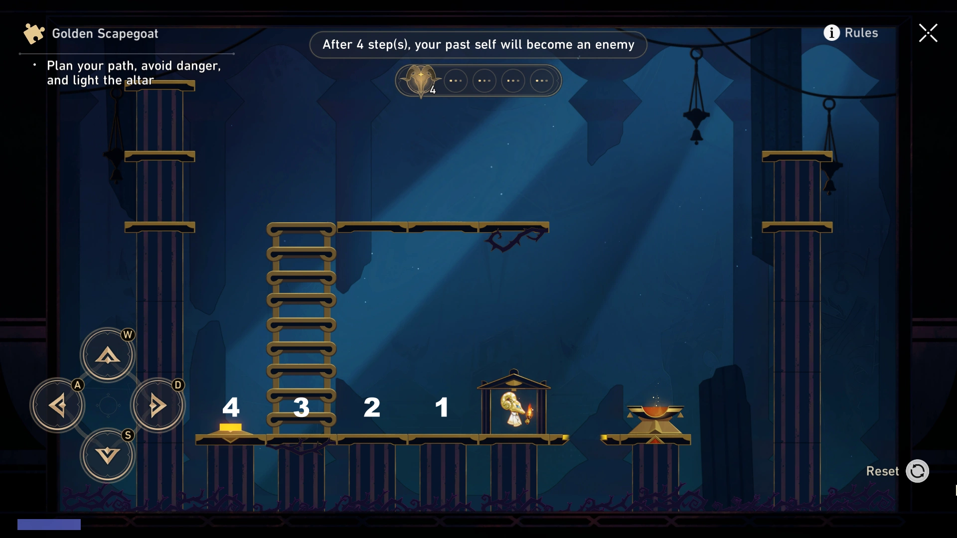 Golden Scapegoat: Room III Past Self