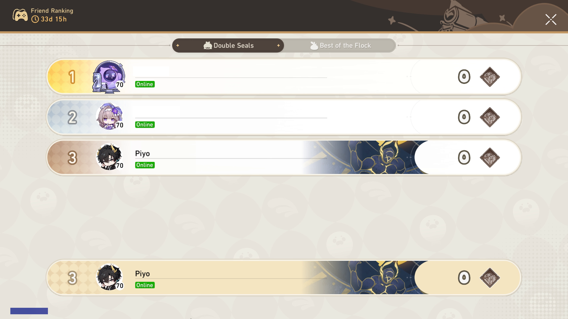 Colorful Mayhem Friend Ranking