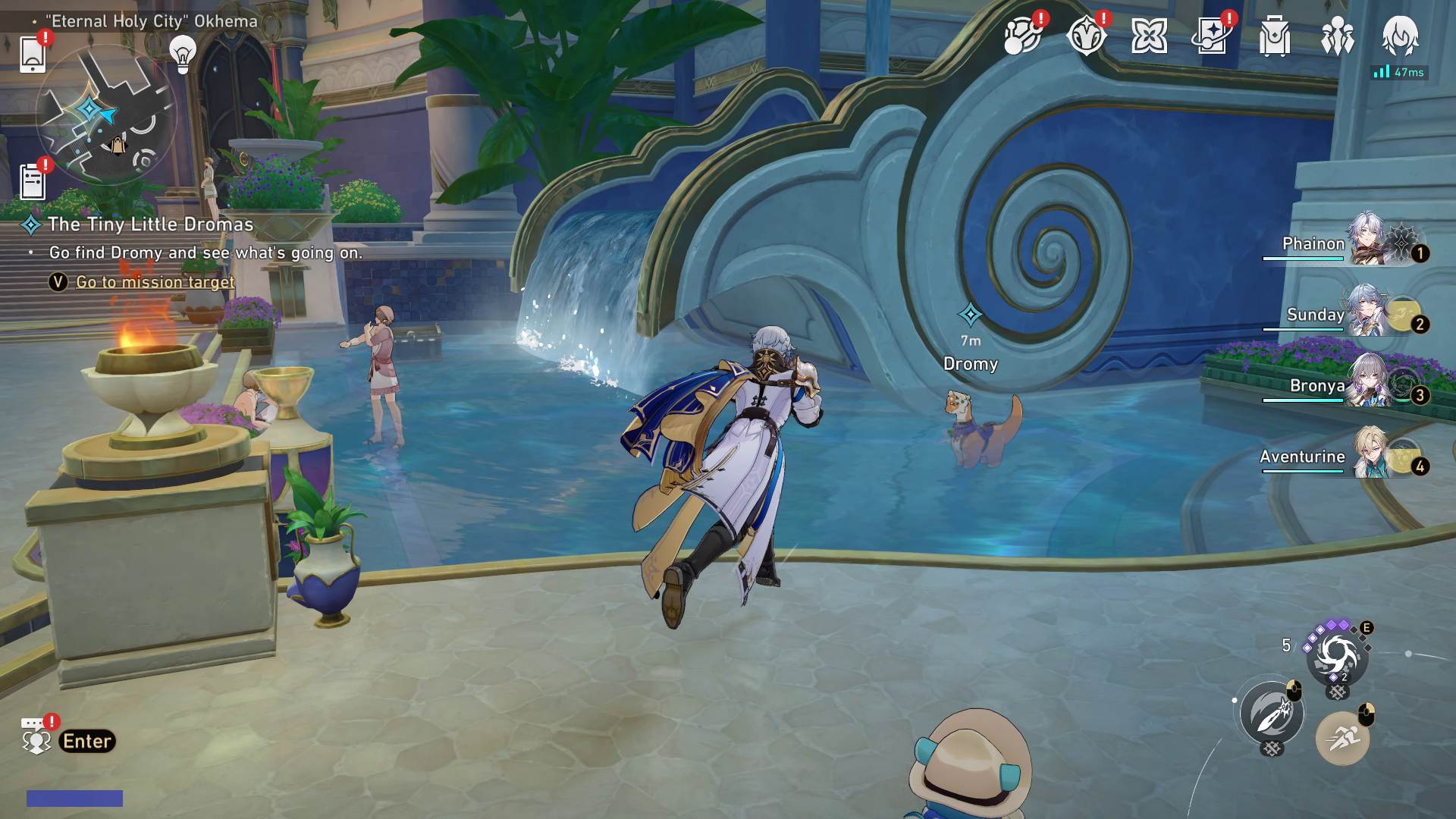 The Tiny Little Dromas Location