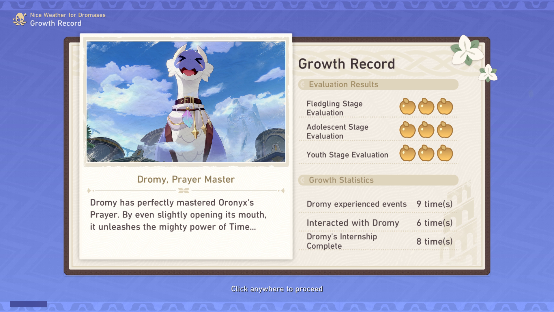 Nice Weather for Dromases Ending 2