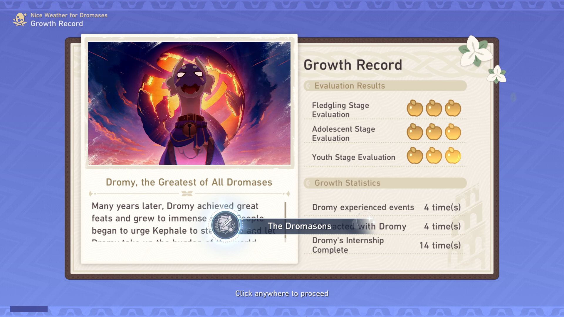 Nice Weather for Dromases Ending 3