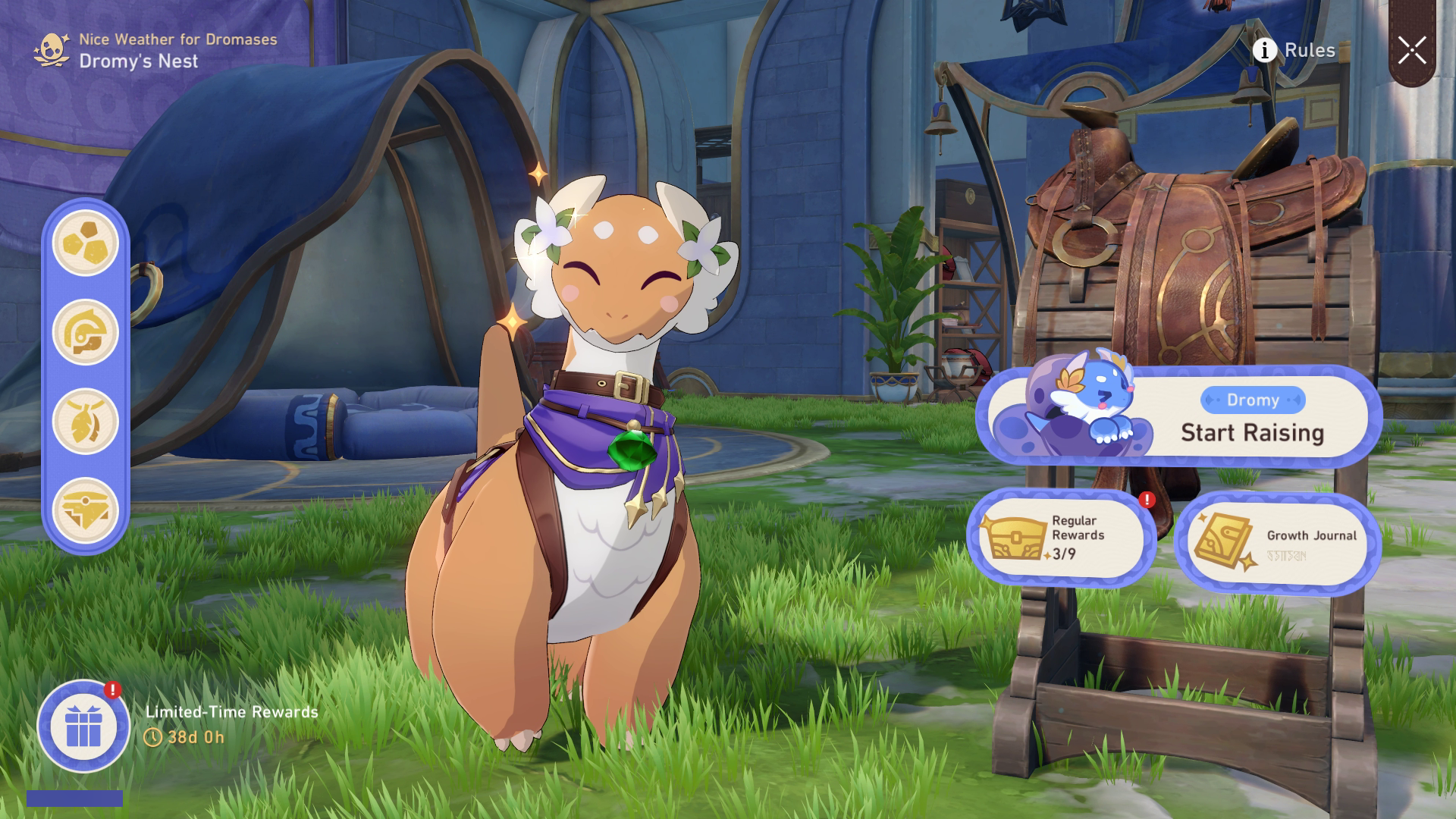 Nice Weather For Dromases Event Main Menu