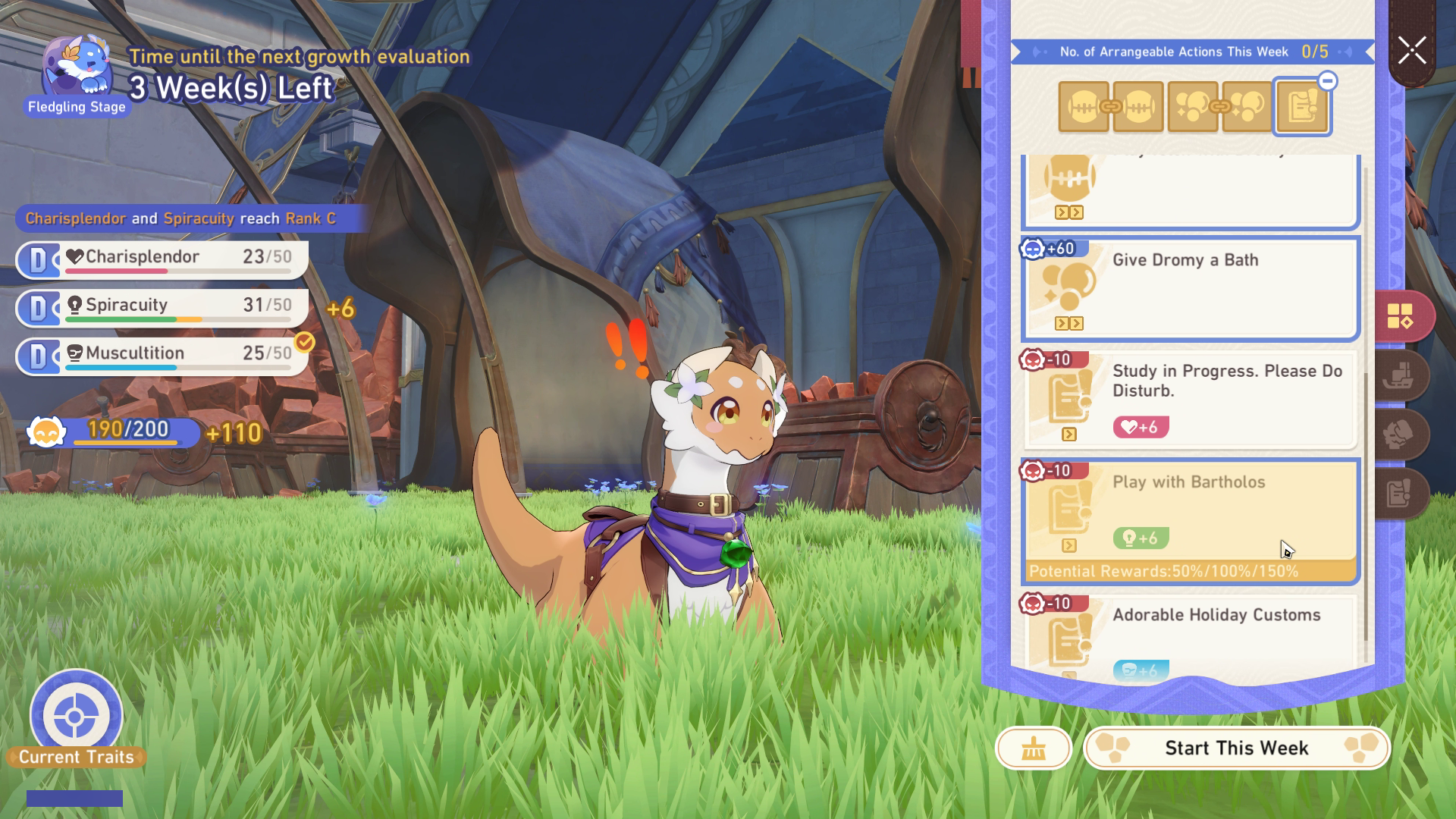 Occurrence Potential Reward on the Schedule