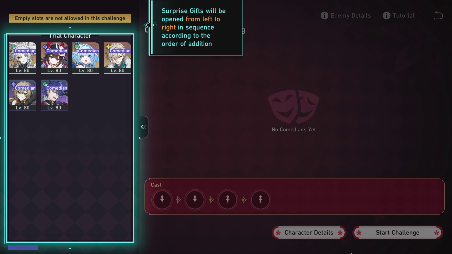 Comedian Team Building