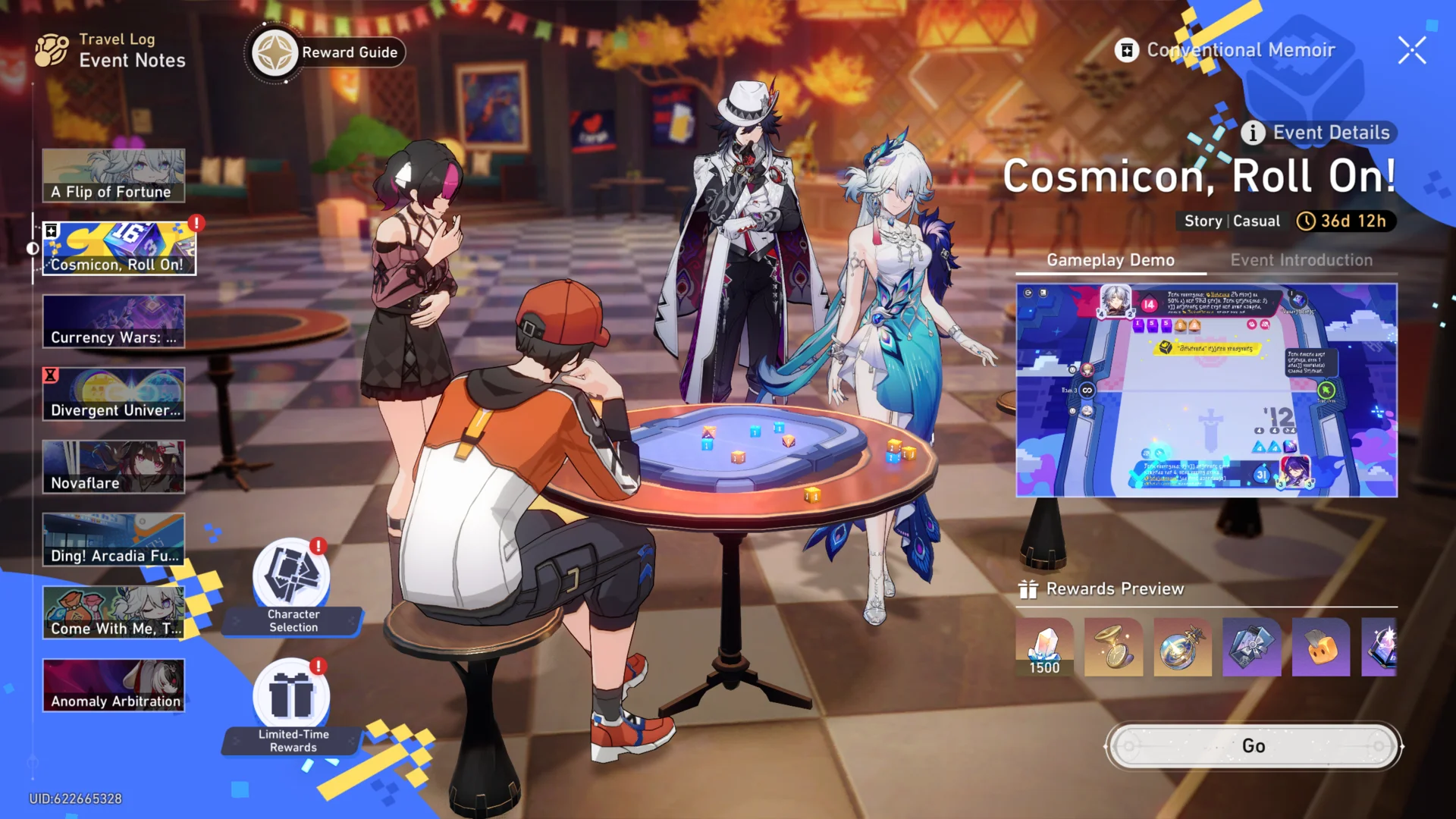 Cosmicon, Roll On! Event