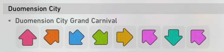 Duomension music score