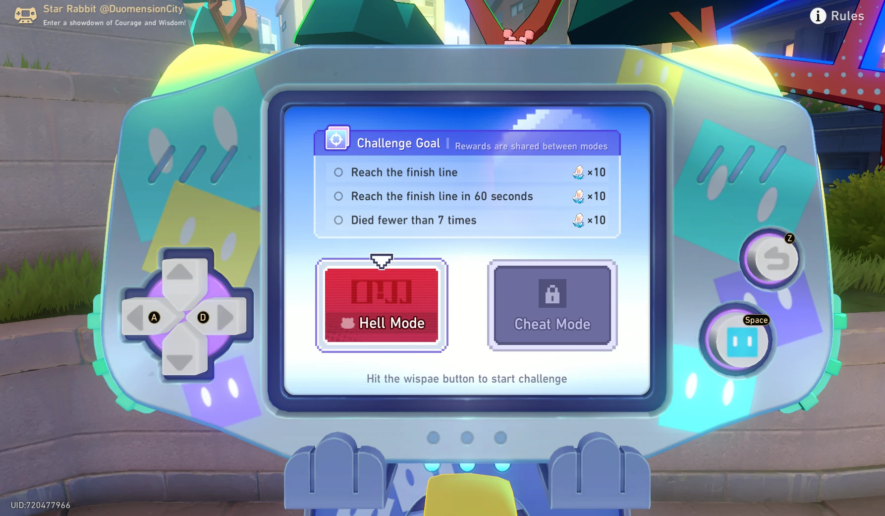 Nameless Wispae Console