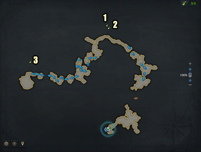 Glacier Mokoko Map