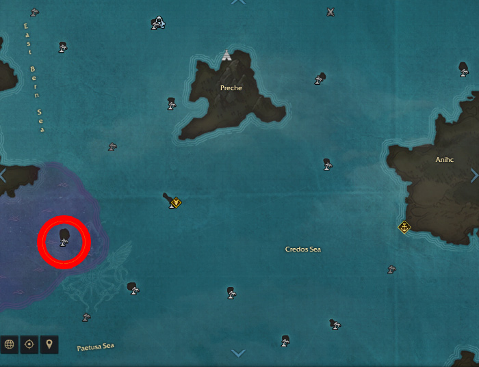 Erasmo's Island Region Location