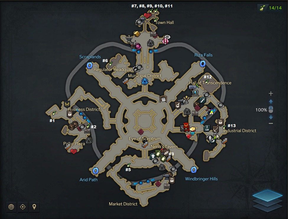 Interactive Lost Ark Maps: World Boss Locations, Moko Seeds