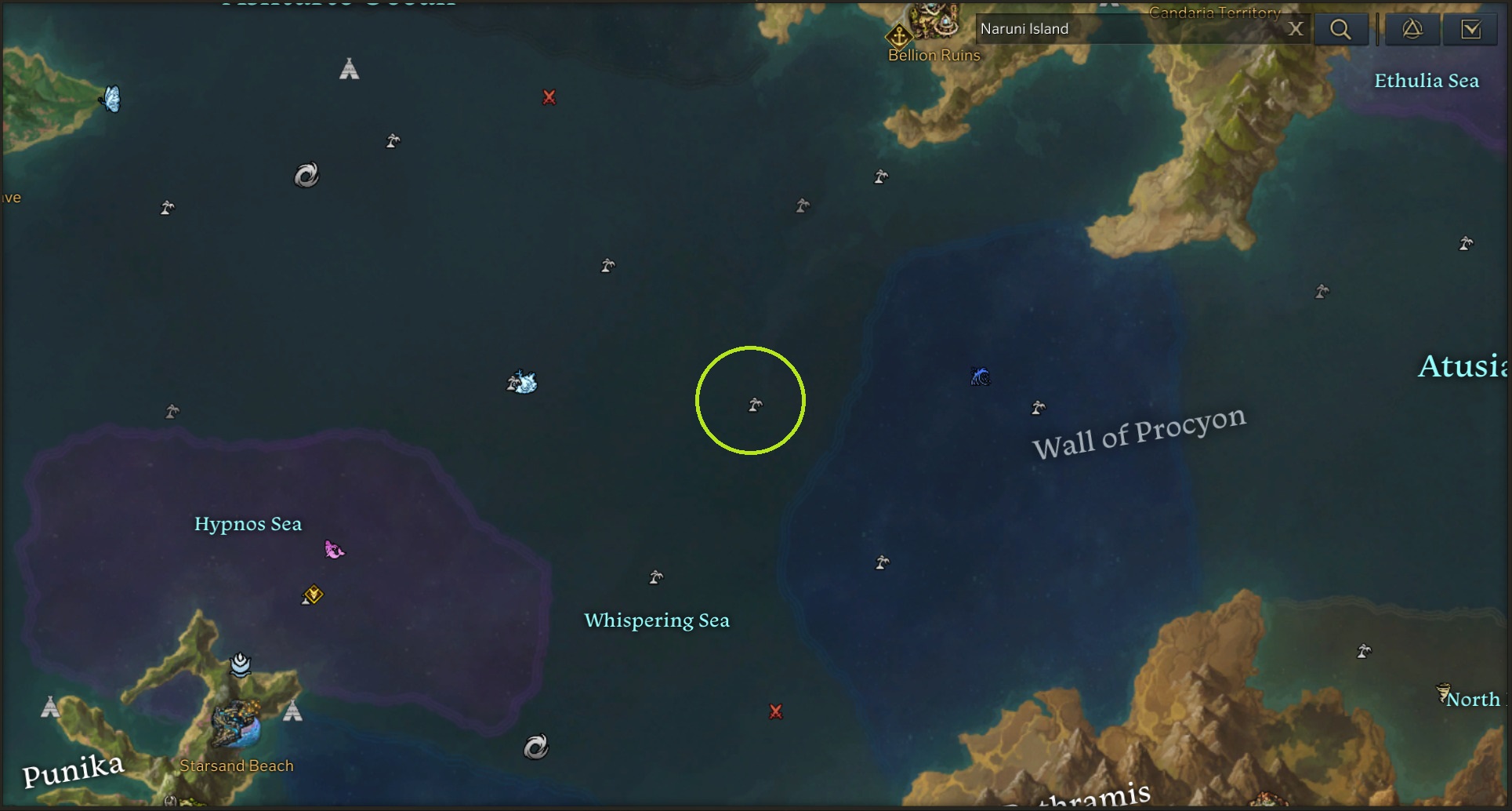 Naruni Island Location Lost Ark