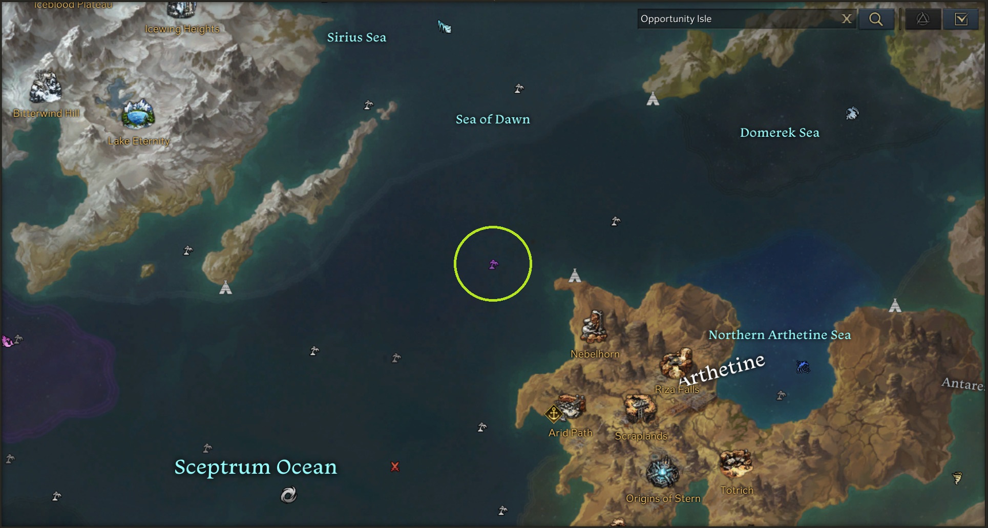 Opportunity Isle Location Lost Ark