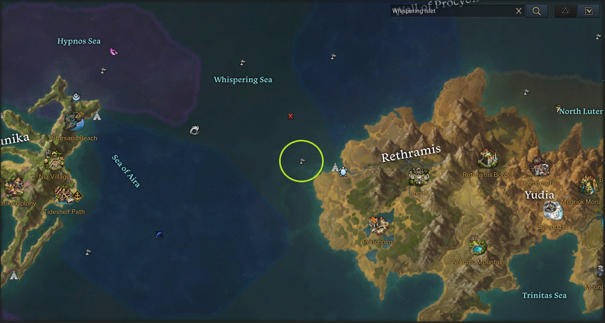 Whispering Islet Location Lost Ark