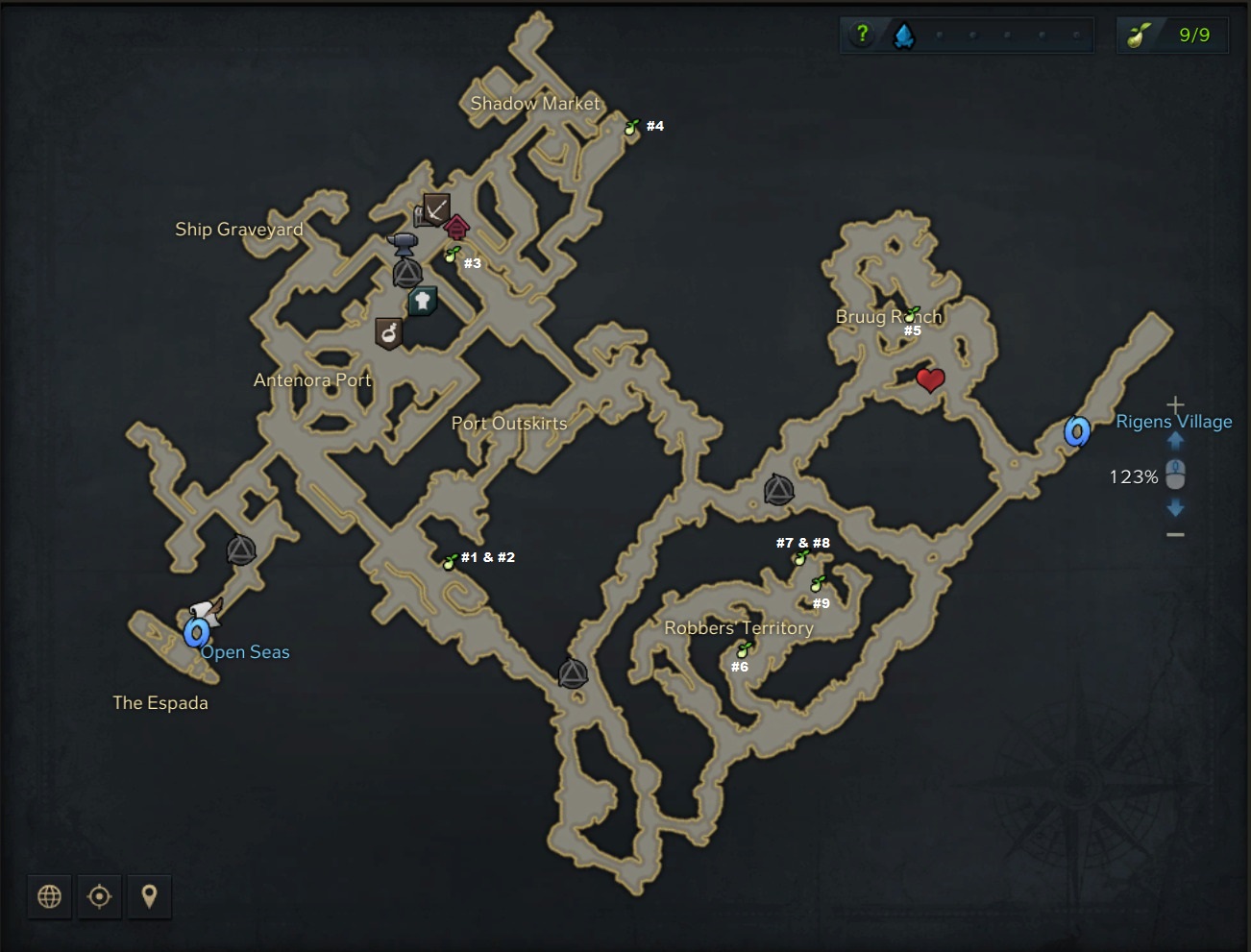 Lost Ark Mokoko Seeds Location Map Shushire