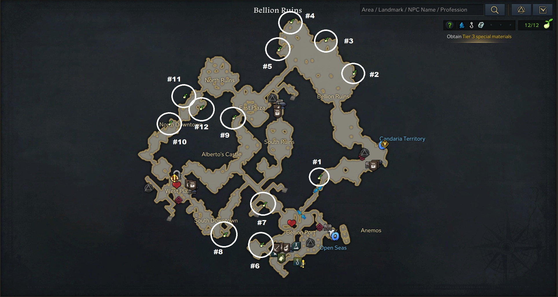 Interactive Lost Ark Maps: World Boss Locations, Moko Seeds