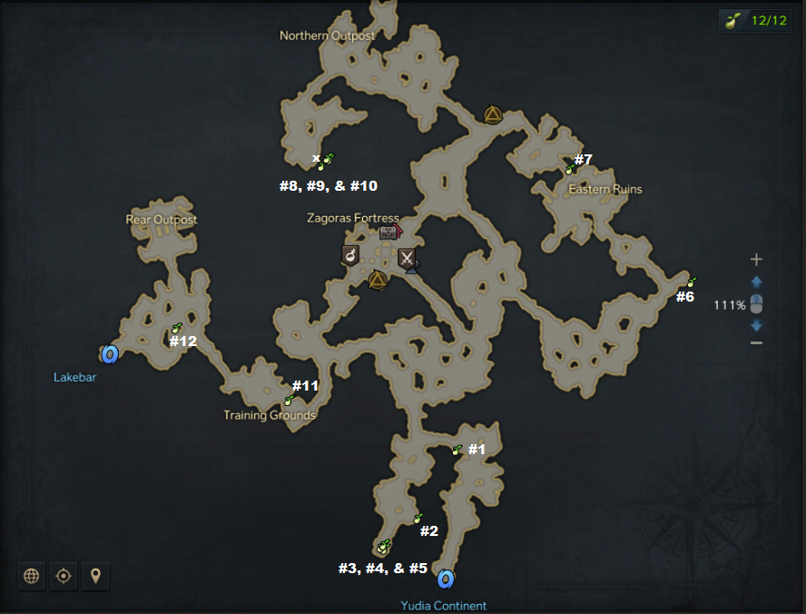 Lost Ark Map - All Mokoko Seeds, Bosses and Treasures