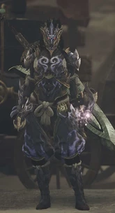 Guardian Ebony Set in Monster Hunter Wilds