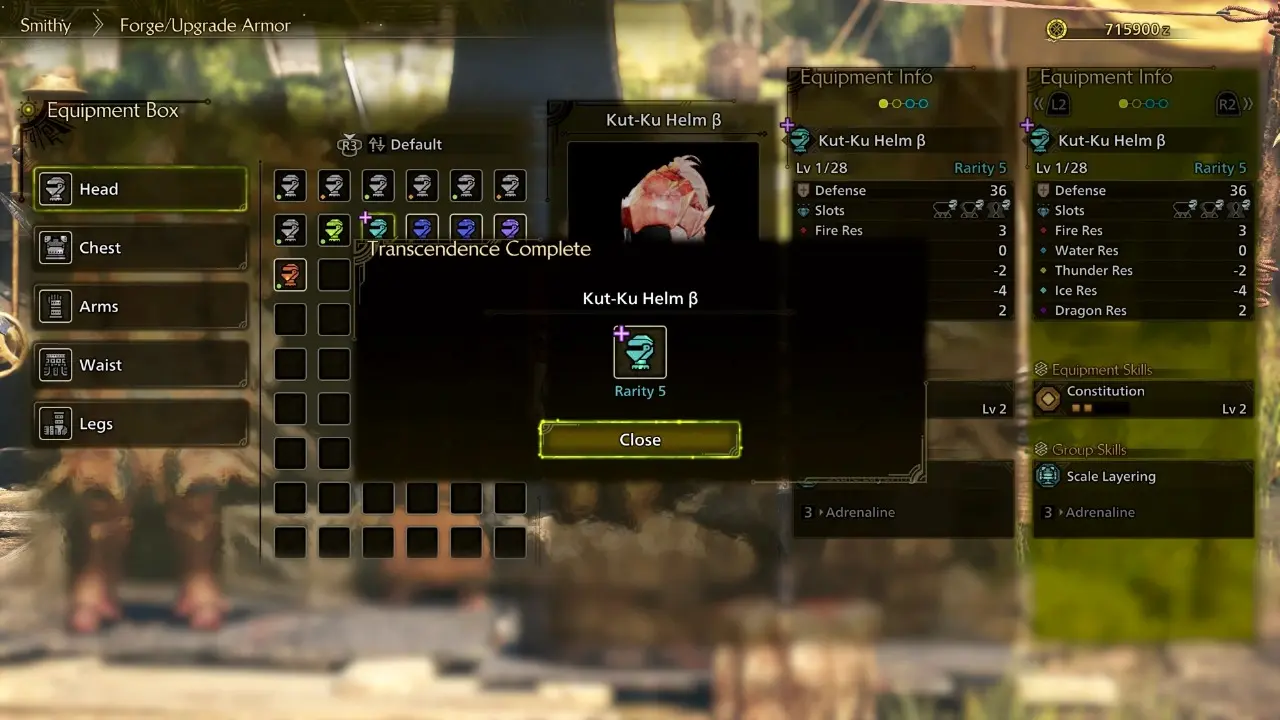 Armor Transcendence in Monster Hunter WIlds