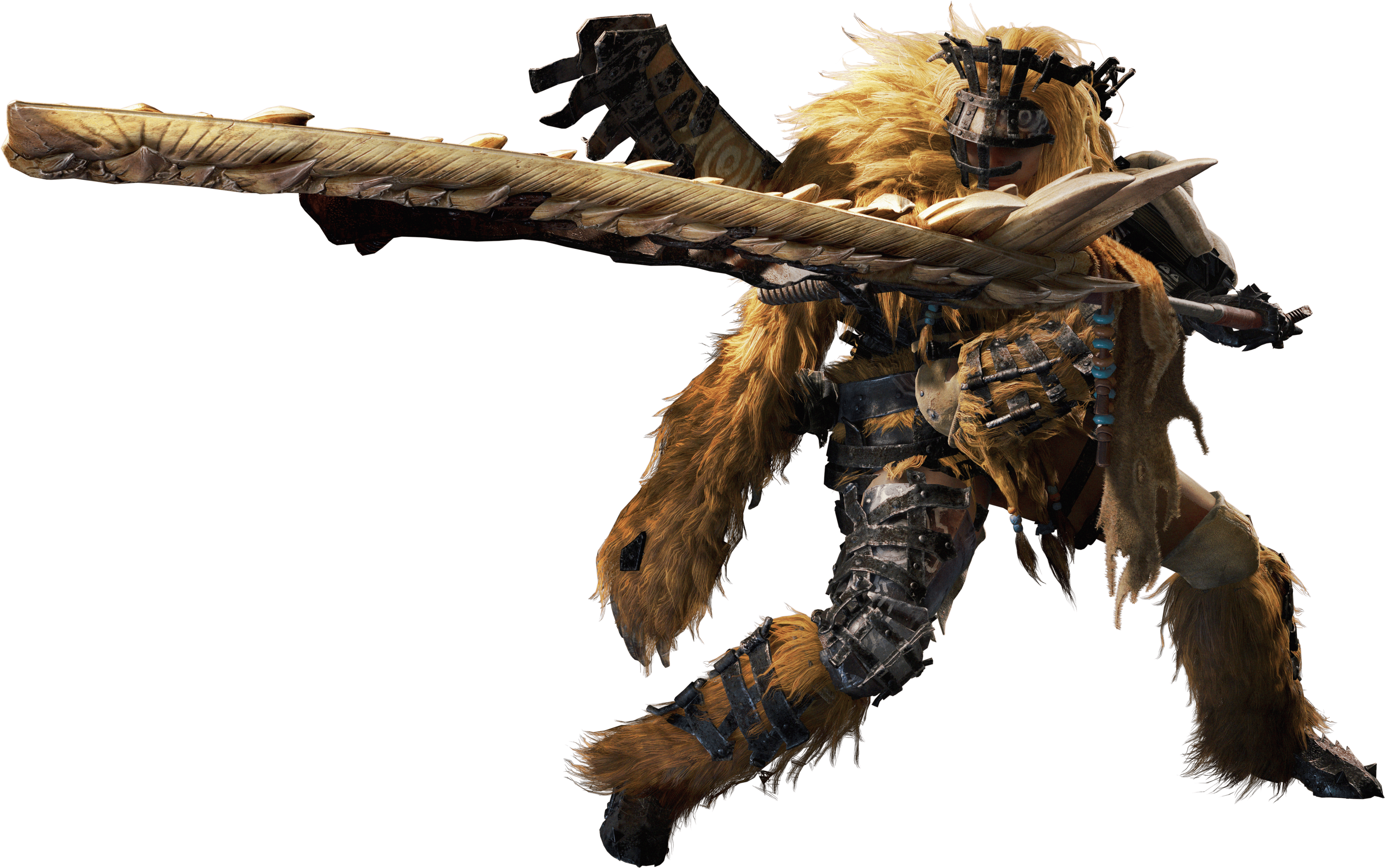 Long sword Art in Monster Hunter Wilds