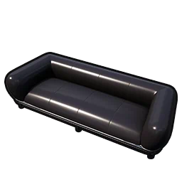 Black-Gold Sofa - Large in Neverness to Everness