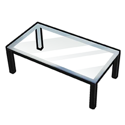 Clear Square Table in Neverness to Everness