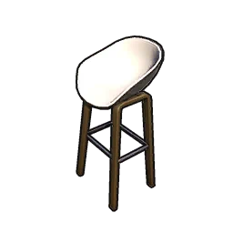 White Bar Stool in Neverness to Everness