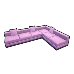 Sakura Pink Sofa — L-Shaped in Neverness to Everness
