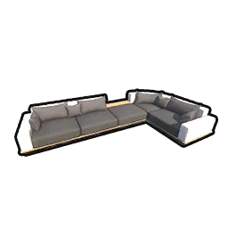 Black and White Sofa - L Shaped in Neverness to Everness
