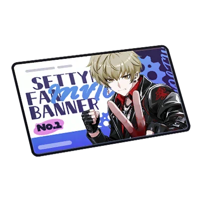 Settyn Fan Banner in Neverness to Everness