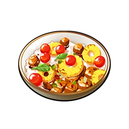 Pineapple Yakitori Bowl in Neverness to Everness