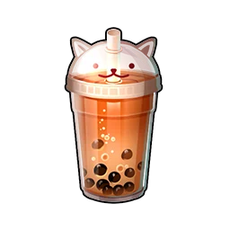 Nyanko Splash Black Sugar Boba Dirty Chai in Neverness to Everness