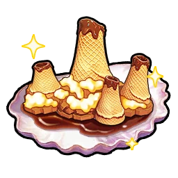 Crispy Cone Pudding Boat in Neverness to Everness