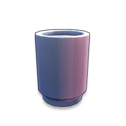 Plain White Round Pot in Neverness to Everness