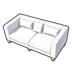 Moonwhite Sofa - Two-Seater in Neverness to Everness