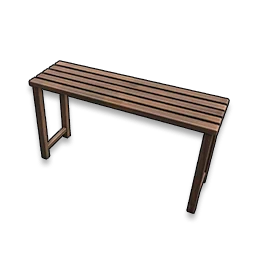 Wooden Long Bench in Neverness to Everness