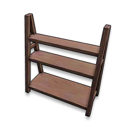 Wooden Shelf - Triple in Neverness to Everness