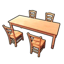 Natural Wood Dining Table in Neverness to Everness