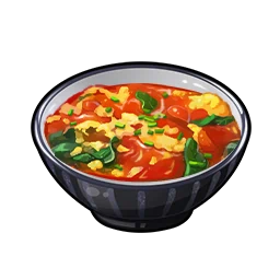 Tomato-Egg-Veggie Soup in Neverness to Everness