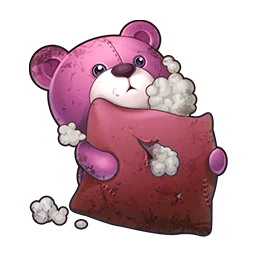 Damaged Red Teddy Bear in Neverness to Everness