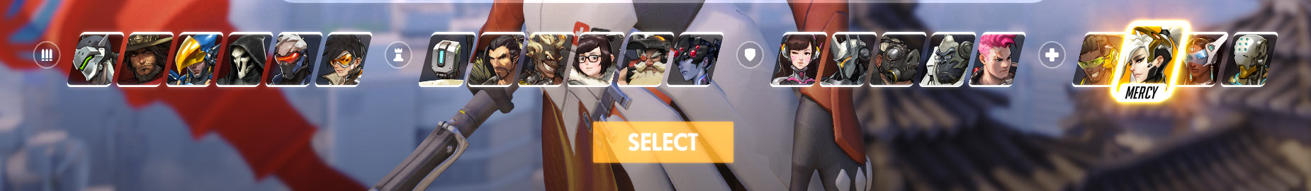 Overwatch Hero Selection