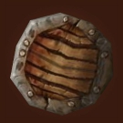 Town-In-A-Box Lid Fragment, Grizzly Buckler, Scorched Shield Model