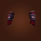 Muddied Crimson Gloves Model