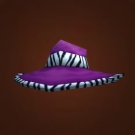 Stylin' Purple Hat Model