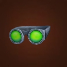 Green Tinted Goggles Model