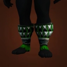 Keeper's Hooves, Jadefire Sabatons, Studded Green Anklewraps Model